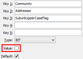 Configuration File Maintenance (SuburbUpperCaseFlag)