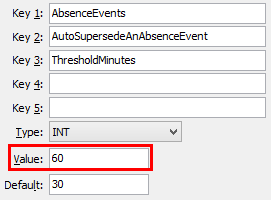 Configuration File Maintenance (ThresholdMinutes)
