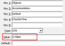 Configuration File Maintenance - CheckInTime configuration setting