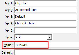 Configuration File Maintenance - CheckOutTime configuration setting