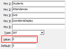 Configuration File Maintenance - IconAlertsDisplay configuration setting