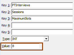 Configuration File Maintenance - MaximumSlots setting (Value cutdown)