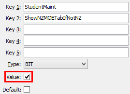 Configuration File Maintenance - ShowNZMOETabIfNotNZ configuration setting