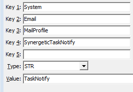 Configuration File Maintenance - SynergeticTaskNotify