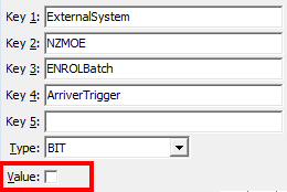 Configuration File Maintenance ArrivalTrigger configuration setting)