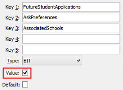 Configuyration file maintenance (AskPrewferences - AssociatedSchools configuration settings)