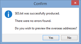 Confirm - C:\temp\SES.txt was produced