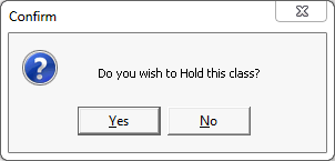 Confirm dialog window - hold class