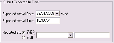 Create Absence Event (expected in, submit expected in time)