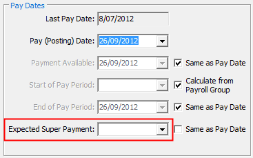 Create New Pay (cut down, pay dates area for WN)