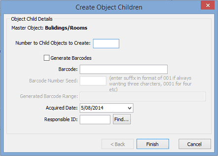 Create Object Children window (Object Maintenance - General tab).gif