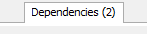 Current number of dependent tasks (User-Workflow - Dependencies tab)