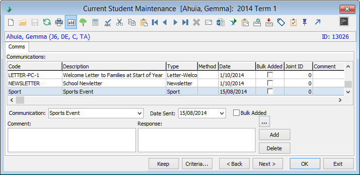 Current Student Maintenance - Comms tab.gif