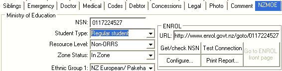 Current Student Maintenance - NZMOE tab (cut down)