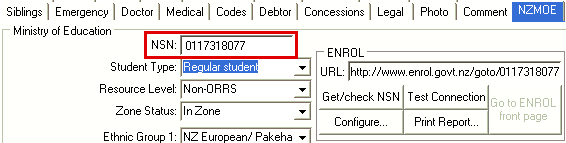 Current Student Maintenance - NZMOE tab (cut down)