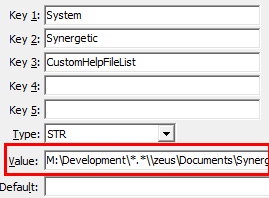 CustomHelpFileList configuration setting