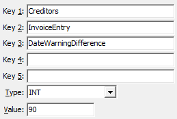 DateWarningDifference configuration setting