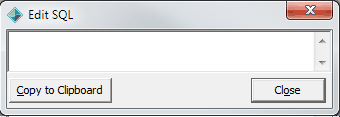 Edit SQL