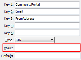 Email - FromAddress configuration setting
