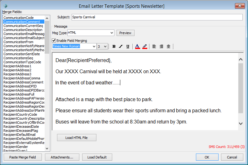 Email Letter Template (Magazine)