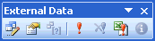 External Data toolbar