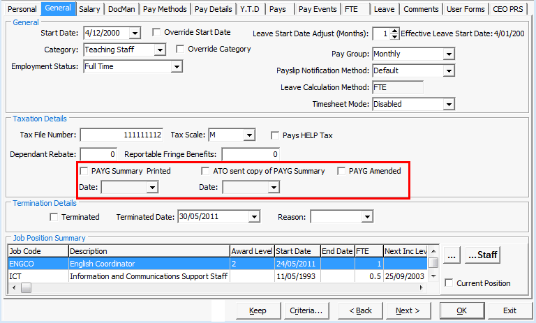 FBT3 (cut down, PAYG Summary Printed)