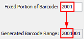 Fixed Portion of Barcode number (Creating Object Children, cut down)