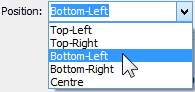 Group User Security Maintenance - Users view - Action Centre tab (Position)