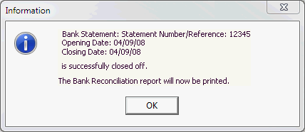 Information - Bank Statement