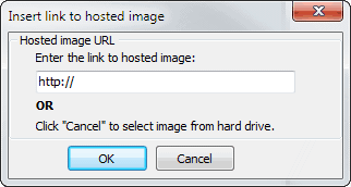 Insert link to hosted image (Send emails)