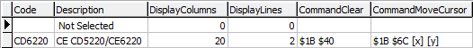 Lookup Table Maintenance - Finance (luSalesCustomerDisplayUnit lookup table)