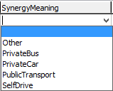 Lookup Table Maintenance - luTransport (SynergyMeaning field)