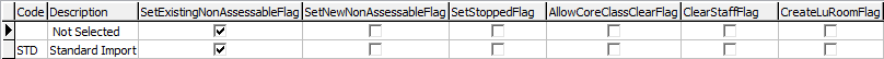 luTimetableOperationMode lookup table