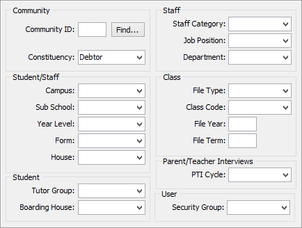 Membership criteria
