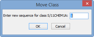 Move Class window