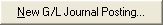 New G/L Journal Posting button