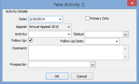 Create New Activity