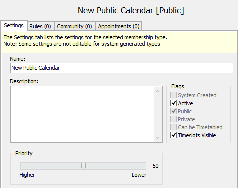 New Public Calendar