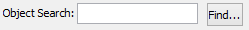 Object Search field (cut down)