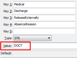 ReleaseExternally-AbsenceReason configuration setting