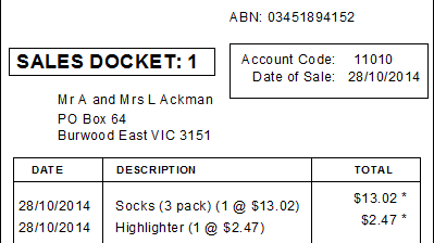 Preview sales invoice in Crystal Reports
