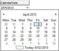 Scheduling non-teaching days (calendar selection)