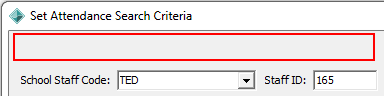 Set Attendance Search Criteria (cut down)