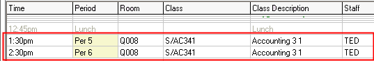 Set Attendance Search Criteria (multi-period example, cut down)