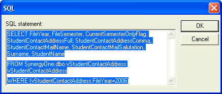 SQL window