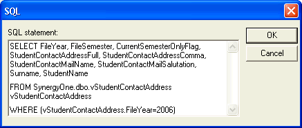 SQL window
