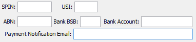 Superannuation fields (Payroll Maintenance - Pay details tab)