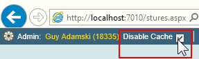 Admin Panel - Disable Cache (wn66)
