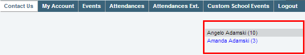 Community Portal - Contact Us tab (side menu highlighted)