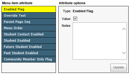 Configuration- EnabledFlag attribute (Community Portal)